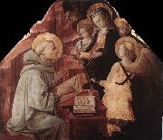 Fra Filippo Lippi The Virgin Appears to St Bernard USA oil painting artist
